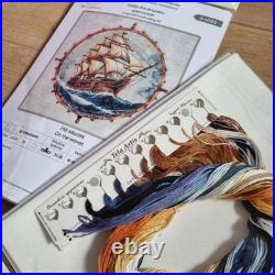 Counted Cross Stitch Embroidery Kit 44x44 cm, Zweigart AIDA 16 Cream, DMC Thread