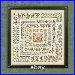 Counted Cross Stitch Hand Embroidery Kit North Summer Sampler