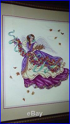 Counted Cross Stitch Kit 3791 Harvest Angel Vtg 1995 Dimensions Gold Collection