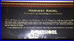Counted Cross Stitch Kit 3791 Harvest Angel Vtg 1995 Dimensions Gold Collection