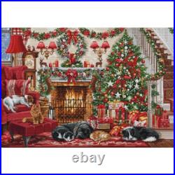 Counted Cross Stitch Kit Christmas Eve Luca-S DIY