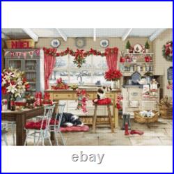 Counted Cross Stitch Kit Christmas interior Luca-S DIY