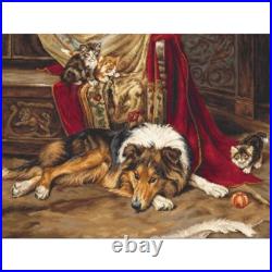 Counted Cross Stitch Kit Dog DIY Luca-S