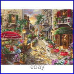 Counted Cross Stitch Kit Early evening in Avola DIY Letistitch