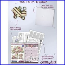 Counted Cross Stitch Kit Floral Still Life 21x22cm DIY Needlework Craft Set