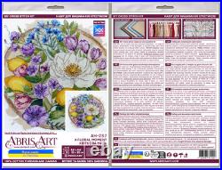 Counted Cross Stitch Kit Floral myt Holiday Craft Gift Idea