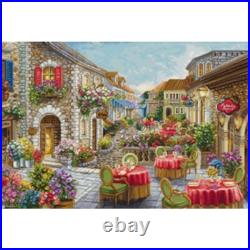 Counted Cross Stitch Kit Flower Cafe Luca-S Unprinted canvas Counted Cross Stitch Kit Flower Cafe Luca-S Unprinted canvas