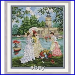 Counted Cross Stitch Kit Flower girls DIY