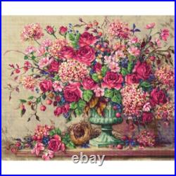 Counted Cross Stitch Kit Flowers DIY Letistitch