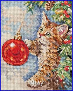Counted Cross Stitch Kit Furry Rascal Winter Tale 17x22cm DIY Needlework Set