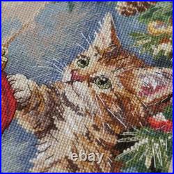 Counted Cross Stitch Kit Furry Rascal Winter Tale 17x22cm DIY Needlework Set