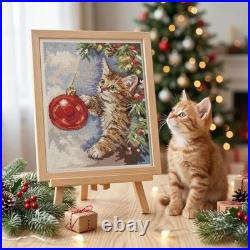 Counted Cross Stitch Kit Furry Rascal Winter Tale 17x22cm DIY Needlework Set