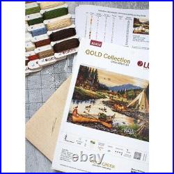 Counted Cross Stitch Kit Gold Creek Luca-S DIY Unprinted canvas