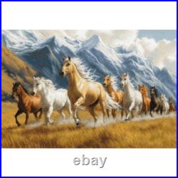 Counted Cross Stitch Kit Horses Luca-S B704 DIY Unprinted canvas Counted Cross Stitch Kit Horses Luca-S B704 DIY Unprinted canvas