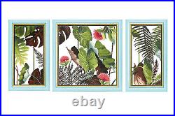 Counted Cross Stitch Kit In tropical forests DIY Unprinted canvas