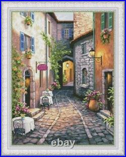 Counted Cross Stitch Kit Landscape Cozy evening DIY Unprinted Olanta VN-113 Counted Cross Stitch Kit Landscape Cozy evening DIY Unprinted Olanta VN-113