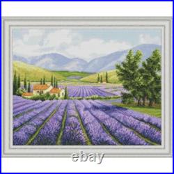 Counted Cross Stitch Kit Lavender DIY