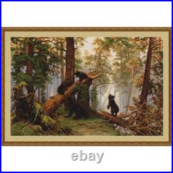 Counted Cross Stitch Kit Morning in pine forest Luca-S DIY