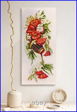 Counted Cross Stitch Kit Polovi riznokvity