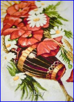 Counted Cross Stitch Kit Polovi riznokvity