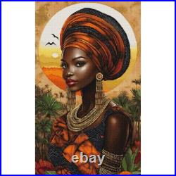Counted Cross Stitch Kit Queen of Africa Luca-S DIY