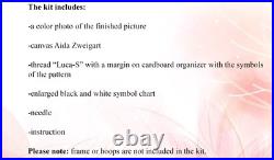 Counted Cross Stitch Kit Queen of Africa Luca-S DIY