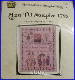 Counted Cross Stitch Kit Queenstown Sampler Designs Ann Till Sampler 1795