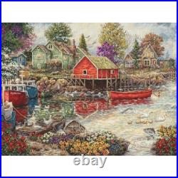 Counted Cross Stitch Kit Quiet Cove DIY Letistitch