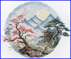 Counted Cross Stitch Kit Quiet Landscape 34x28cm DIY Needlework Craft Set