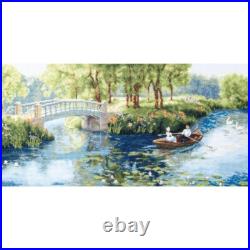 Counted Cross Stitch Kit Rest in the summer park DIY Charivna mit