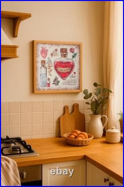Counted Cross Stitch Kit Retsept Love