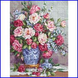 Counted Cross Stitch Kit Roses Flowers Luca-S DIY