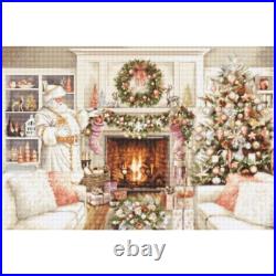 Counted Cross Stitch Kit Santa Christmas Luca-S B2416 DIY Unprinted canvas Counted Cross Stitch Kit Santa Christmas Luca-S B2416 DIY Unprinted canvas