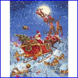 Counted Cross Stitch Kit Santa Claus DIY Letistitch Counted Cross Stitch Kit Santa Claus DIY Letistitch