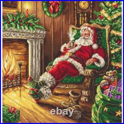 Counted Cross Stitch Kit Santa DIY Letistitch