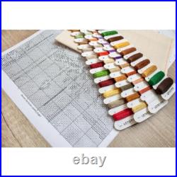 Counted Cross Stitch Kit Santa DIY Letistitch