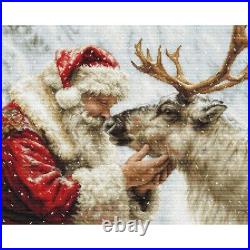 Counted Cross Stitch Kit Santa Luca-S DIY Unprinted canvas