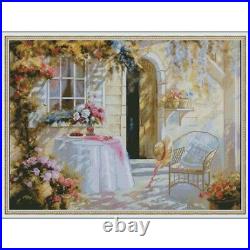 Counted Cross Stitch Kit Sunny morning DIY Unprinted canvas