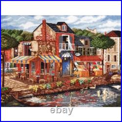 Counted Cross Stitch Kit Town DIY Unprinted canvas Alisena 1184 Counted Cross Stitch Kit Town DIY Unprinted canvas Alisena 1184