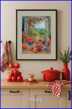 Counted Cross Stitch Kit U iablunevomu raiu