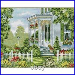 Counted Cross Stitch Kit White house DIY Unprinted canvas