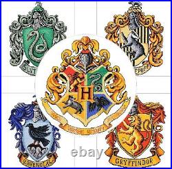 Counted Cross Stitch Kits'Hogwarts House 5-in-1 Hogwarts Crests