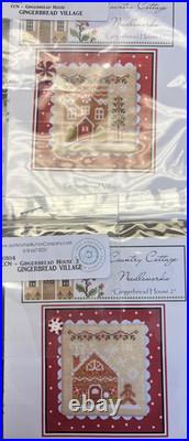 Country Cottage Needleworks Gingerbread Village Complete @Threads & Most Buttons