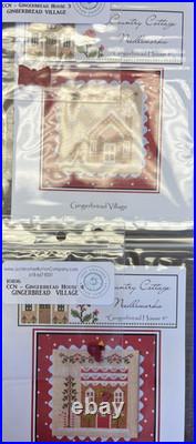 Country Cottage Needleworks Gingerbread Village Complete @Threads & Most Buttons