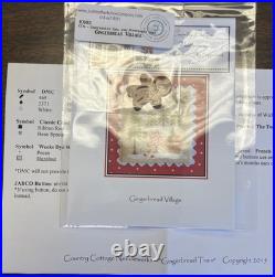 Country Cottage Needleworks Gingerbread Village Complete @Threads & Most Buttons
