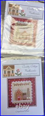 Country Cottage Needleworks Gingerbread Village Complete @Threads & Most Buttons