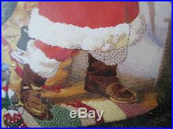 Crewel Stitchery Dimensions Christmas STOCKING Craft KIT, SAINT NICHOLAS, 8077,16