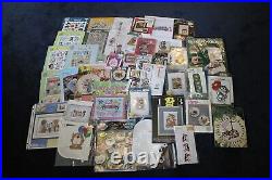 Cross Stitch 78+ items kits, patterns & leaflets & 9 Jeweled Banner Kits & more