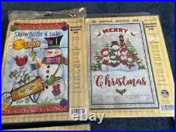 Cross Stitch 78+ items kits, patterns & leaflets & 9 Jeweled Banner Kits & more