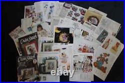 Cross Stitch 78+ items kits, patterns & leaflets & 9 Jeweled Banner Kits & more